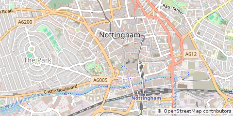 Map of Nottingham