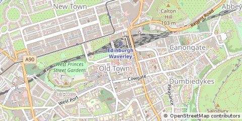 Map of Edinburgh