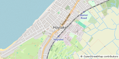 Map of Wirral, Merseyside