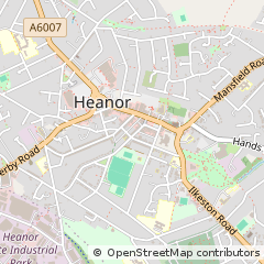 Map of Heanor, Derbyshire