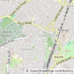Map of Newport, Gwent