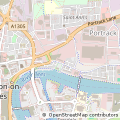 Map of Stockton-on-Tees