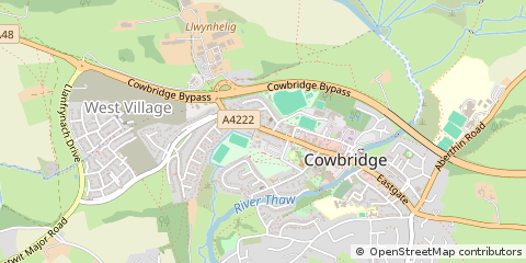 Map of Cowbridge