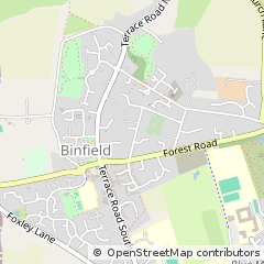Map of Bracknell, Berkshire