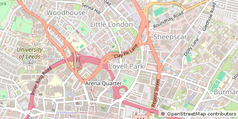 Map of Leeds, Cornwall