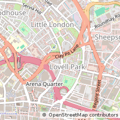 Map of Leeds, Cornwall