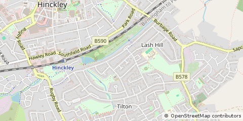 Map of Hinckley