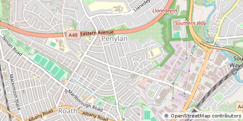 Map of Cardiff
