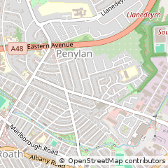 Map of Cardiff