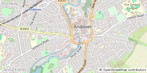 Map of Andover