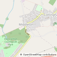 Map of Market Harborough, Leicestershire