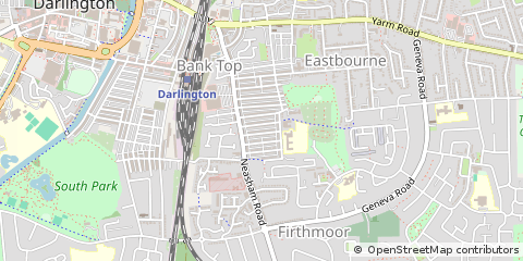 Map of Darlington