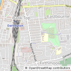 Map of Darlington