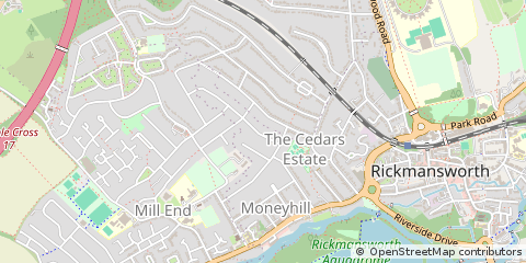 Map of Hertfordshire