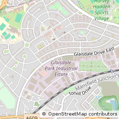 Map of Nottingham, Nottinghamshire
