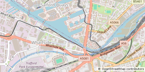 Map of Salford