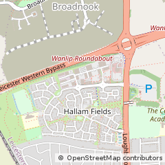 Map of Birstall, Leicester