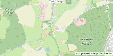 Map of Bordon