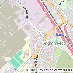 Map of Baglan, West Glamorgan