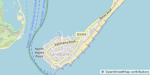 Map of Poole, Dorset
