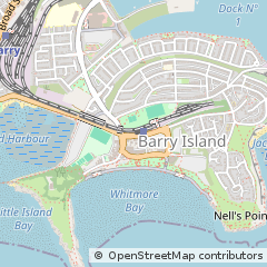 Map of Barry, South Glamorgan