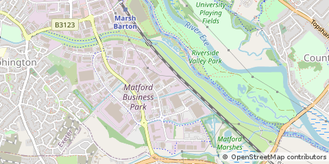 Map of Exeter, Devon