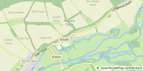 Map of Andover, Hampshire