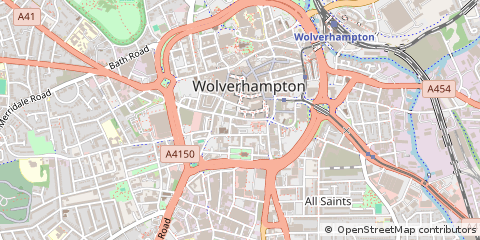Map of Wolverhampton