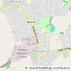 Map of Alfreton, Derbyshire