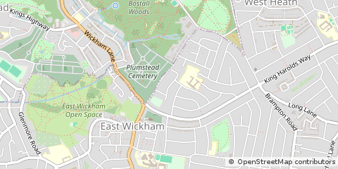 Map of Welling, Kent