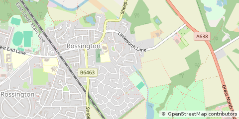 Map of Doncaster