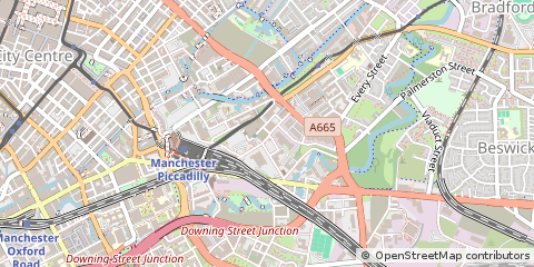Map of Manchester
