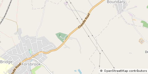 Map of Stoke-on-Trent, Staffordshire