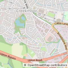 Map of Poole, Dorset