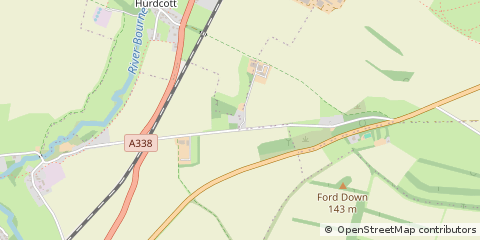 Map of Salisbury, Wiltshire