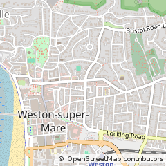 Map of Weston-Super-Mare, Somerset