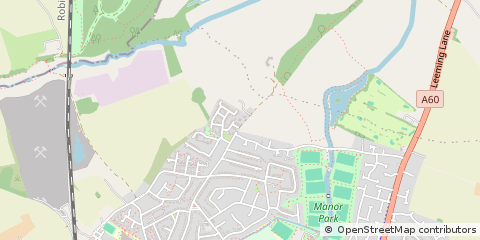 Map of Woodhouse, Nottinghamshire