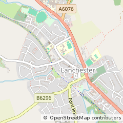 Map of Lanchester, Durham