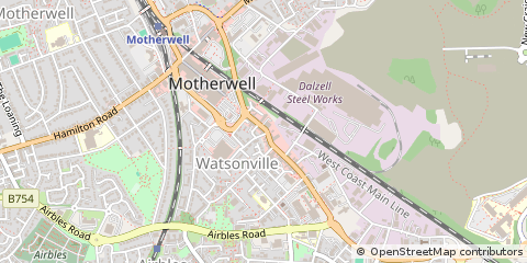 Map of Motherwell