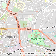 Map of Leicester