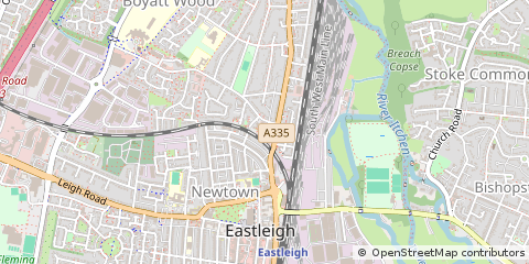 Map of Eastleigh