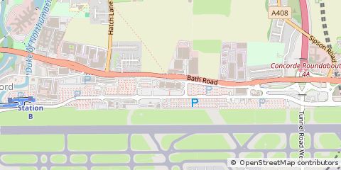 Map of Hounslow, Middlesex