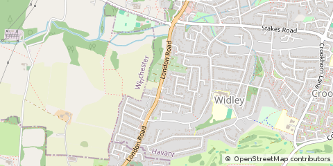Map of Waterlooville, Hampshire