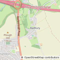 Map of Swindon, Wiltshire