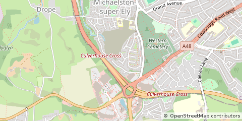 Map of Cardiff