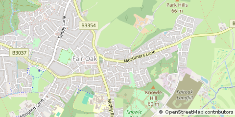 Map of Eastleigh, Hants