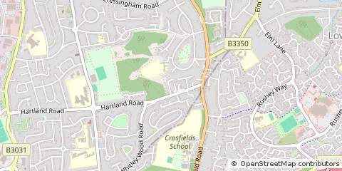 Map of Reading, Berkshire