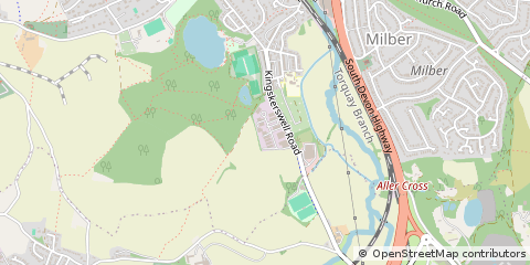 Map of Newton Abbot, Devon