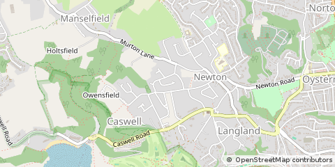 Map of Swansea