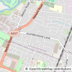 Map of Leicester